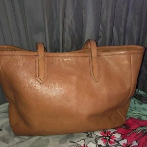 Fossil Sydney Leather Tote